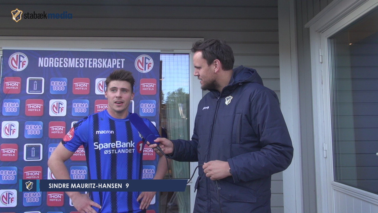 Sindre Mauritz-Hansens om første runde i NM